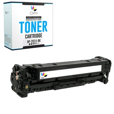 1PK CMYi Replacement 201X Black Toner Cartridge for HP Color LaserJet Pro M252n