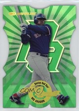 1997 Donruss Power Alley Green Die-Cut 7/250 Mo Vaughn #9 hg6