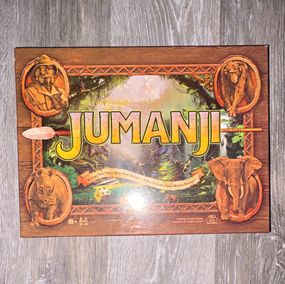 Spin Master Games Jumanji Board Game w/ Decoding Dome, 2-4 Players, Age 8+