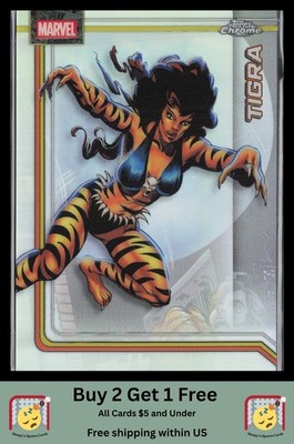 Tigra 2026 Topps Chrome Marvel Comics #179 Refractor