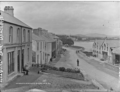 Harbour Road, Newcastle, Co. Down c1900 Ireland OLD PHOTO