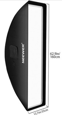 NEEWER Softbox 35x160 cm, Striplight mit 2 Diffusoren und Grid, Bowens Mount