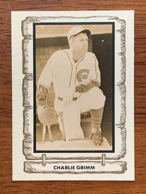1982 Pacific Legends #75 - Charlie Grimm, Chicago Cubs, et al. - HOF - NrMt+