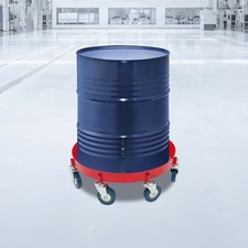 Heavy Duty 8-Wheel Drum Dolly Cart for 55 Gallon Barrel UK Warehouse