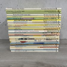 Vintage The Sesame Street Book Club Lot Of 28 Hardcover Set 1980s