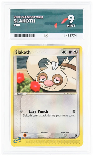 Slakoth graded ACE 9 for sale on eBay