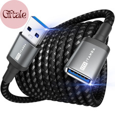 10FT USB Extension Cable USB 3.0 Extension Cord Type a Male to Female5Gbps Data