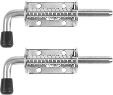2PCS Spring Loaded Latch Pin 304 Stainless Steel 5 inches Barrel Bolt Door Lock