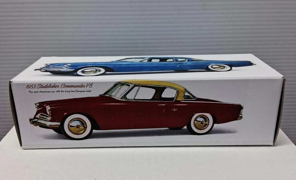 1953 Studebaker Commander Custom Made Promo Model BOX ONLY NO CAR - Image 3 of 4