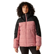Regatta Womens Aldthorn Water Repellent Padded Jacket - Dusty Rose/Black - 10