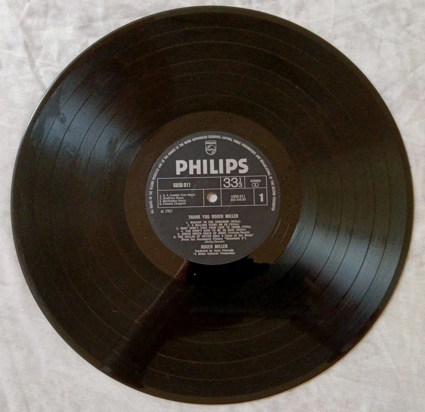 Roger Miller-Thank You Roger Miller Vinyl LP Album.1967 Philips 6850 011. - Image 3 of 4