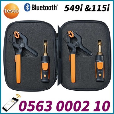 Testo 0563 0002 10 Smart Probes AC & Kühlung Testkit Testo 115i 549i
