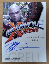 Stargate SG-1 Season 5 WXA4 Herbert Duncanson Wormhole X-Treme Autograph