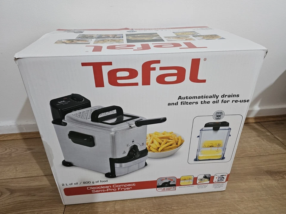 Tefal Deep Fryer Easy Pro, Stainless Steel, 3L capacity, 1.2kg, 4 Portions - Image 3 of 4