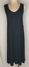 Lou & Grey Loft NWT black sleeveless maxi dress Scoop Neck Small