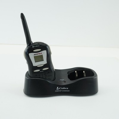 COBRA MicroTalk WalkieTalkie FRS110 with Base Desktop Charger USED