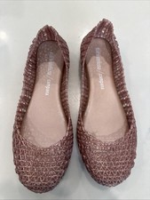 Mini Melissa Campana Size 3 US Girl 21.5 Cm Rose Glitter