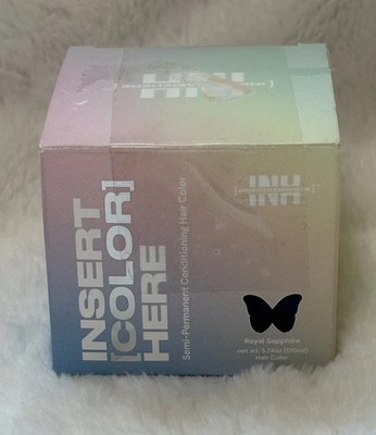 NEW INH Hair Insert Color Here ROYAL SAPPHIRE Semi-Permanent Deep Conditioner