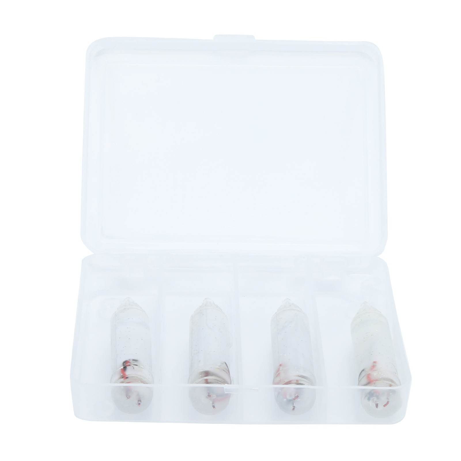 4Pcs White Lure Light Mini Underwater Fishing Lamp For Anglers Easy To Use