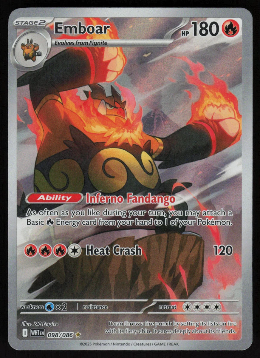 Emboar Pokémon TCG Cards for sale | eBay