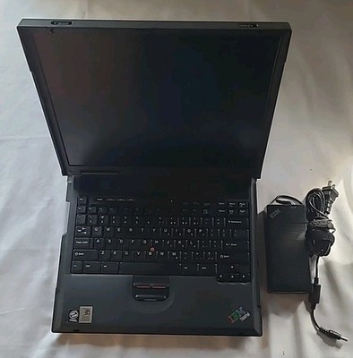 Vintage IBM Thinkpad A20M Computer Laptop Intel Celestron Windows 98 Type 2628 