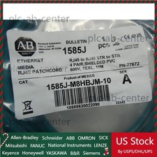 NEW Allen Bradley 1585J-M8HBJM-10 Ethernet Media Patch Cord 10m 600v-ac