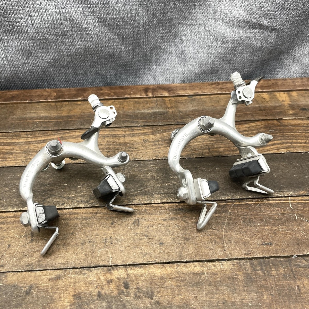 Vintage Dia-Compe N500 Side Pull Caliper Brakes Pair Front Rear