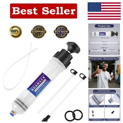 Fluid Extractor Pump, Manual Oil Extractor for Cars, ATVs & Lawn Mowers - Oil Tr