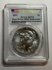 2021 Peace Silver Dollar PCGS MS70