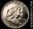 1950 Franklin Half Dollar- Silver- Choice Gem Proof- Luster- No Reserve #L7138