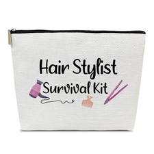 Hair Stylist Gifts Makeup Bag, Hairstylist Cosmetic Bag for Purse, Inspiratio...