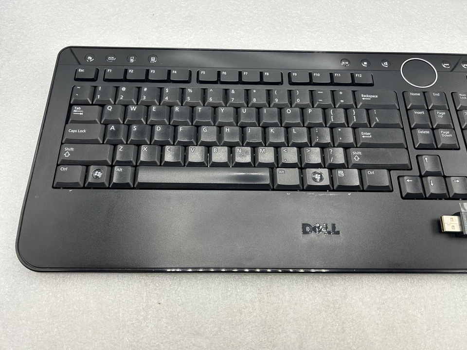 Dell Wireless Black Keyboard M756C Y-RBP DEL4 USB iR Receiver C-UAM35 - FREE S/H - Image 2 of 4