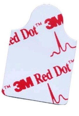 100/Pack 3M Red Dot Resting EKG Electrode, ECG Resting Tab Connector #2330