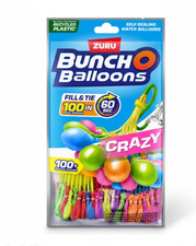   Crazy Bunch O Balloons 100 Rapid-Filling Self-Sealing Water Balloons 3 Pack 