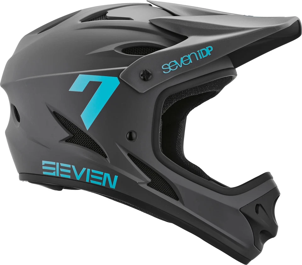 Casco de ciclismo de cara completa 7iDP M1 gris protección para paseos en bicicleta ciclismo ligero Foto 4 de 4