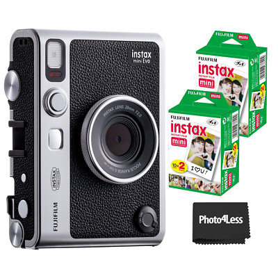セール‼️ instax mini Evo(ブラック) Fujifilm instax mini Evo Instant Film Camera Black 16812493
