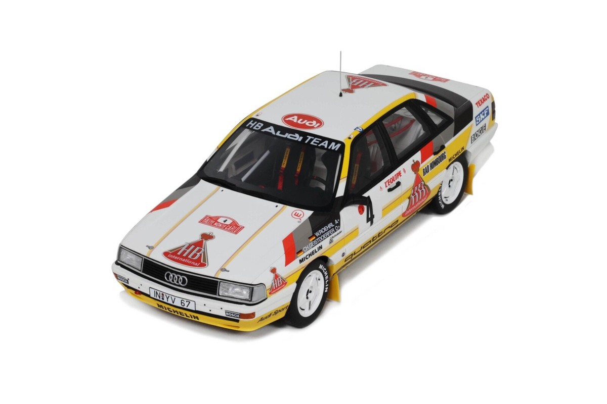 1/18 Otto GT Spirit Audi 200 Quattro Rally 1987 Monte Carlo W