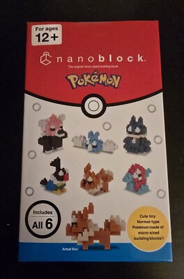 Pokemon Nanoblock Mini Normal Type Set Blind Bag SEALED Box