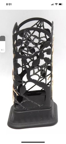Bath & Body Works SPIDER BRANCHES WEB Foam Soap Sleeve Black Gold Halloween - Picture 7 of 9