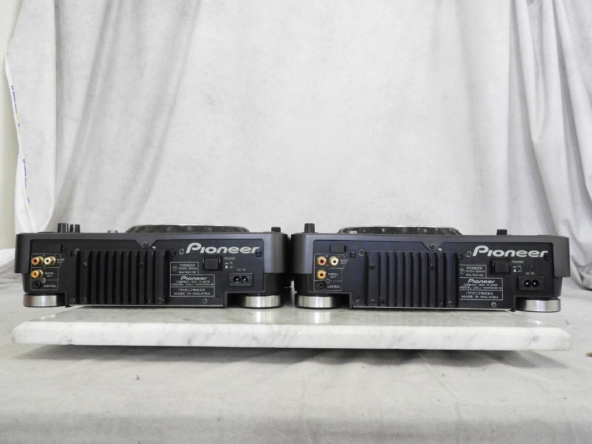 ◆Pioneer CDJ-1000MK3 2台セット ◇Pioneer CDJ-1000MK3 2台セット Pioneer DJ CDJ-1000MK3 2set