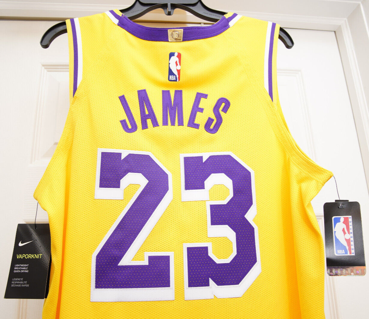 Lebron James LA Lakers Nike Authentic NBA Icon Edition Jersey 2020