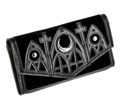 Portemonnaie Brieftasche Geldbörse Gothic Nugoth Restyle Cathedral schwarz