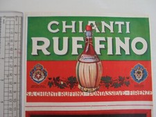 Chianti Ruffino - Werbung Anzeige 1936 La Vie d'Italie