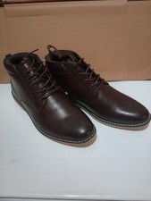 London Fog Collection Men's Brown Boots LFM-TYLER CHUKKA CL30578M-E Sz 10M