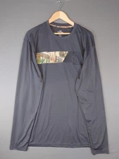 Realtree Long Sleeve Outdoor Camo Shirt Men's Size XXL 2XL Stretch Hunting Tee