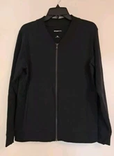 Sport-Tek Gear Jacket Women XL Black Thin Full Zipper Active Outdoor Exceptional