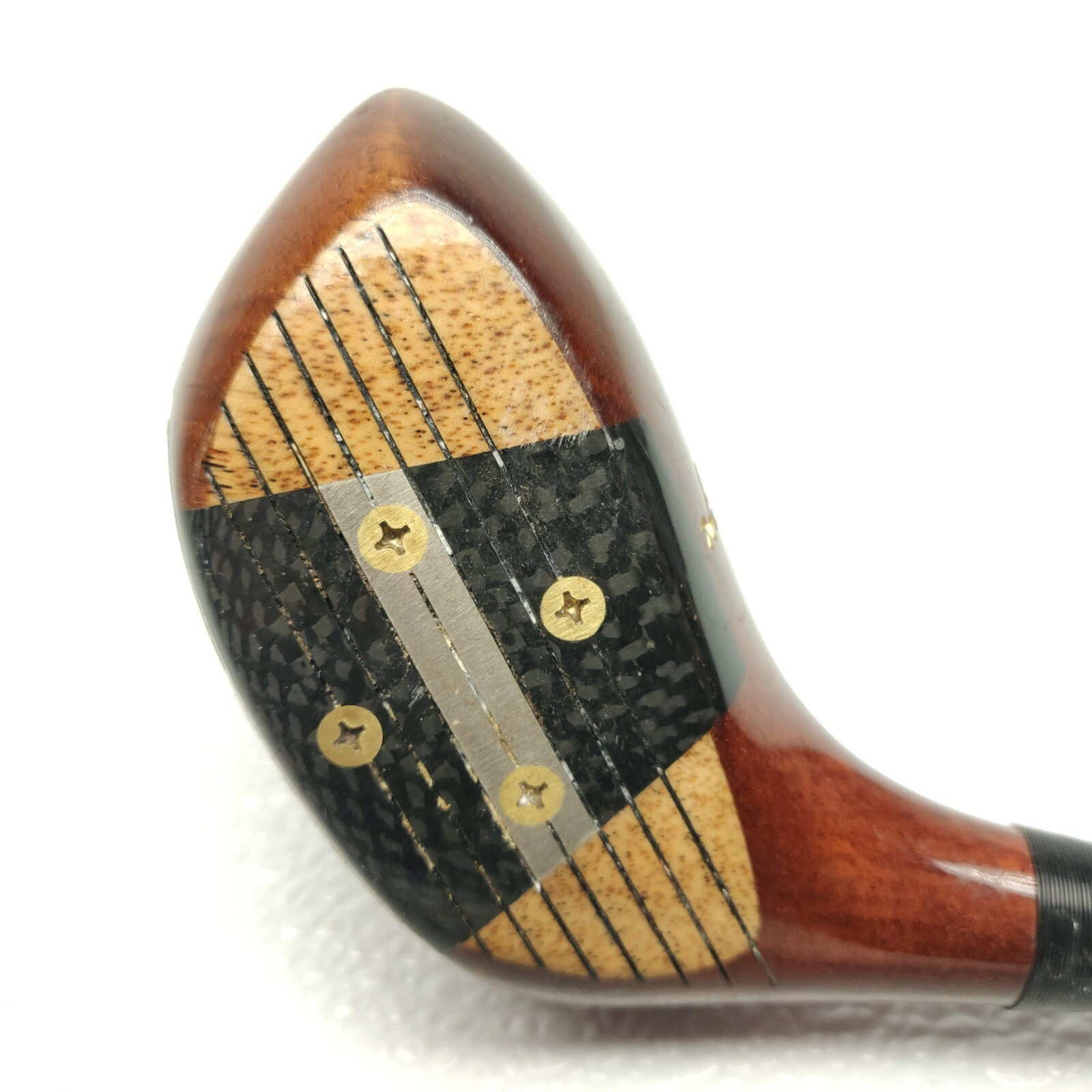 Vintage Persimmon Golf Club Driver Hiro Honma Titanium Boron Shaft 1