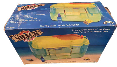 GIANT LITTLE CRAB SHACK COMPLETE HUMONGOUS HERMIT CRAB HABITAT