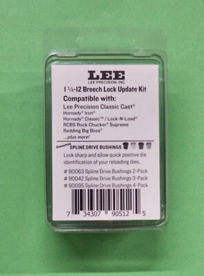 Lee 1-1/4-12 Breech lock-Update Kit-w/Wrench-(90512)-Factory NEW