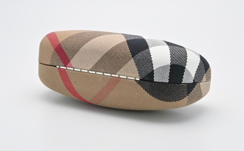 Burberry Brillenetui Haymarket Check Elegant Ikonisch Luxus NEW Karomuster M - Bild 5 von 8